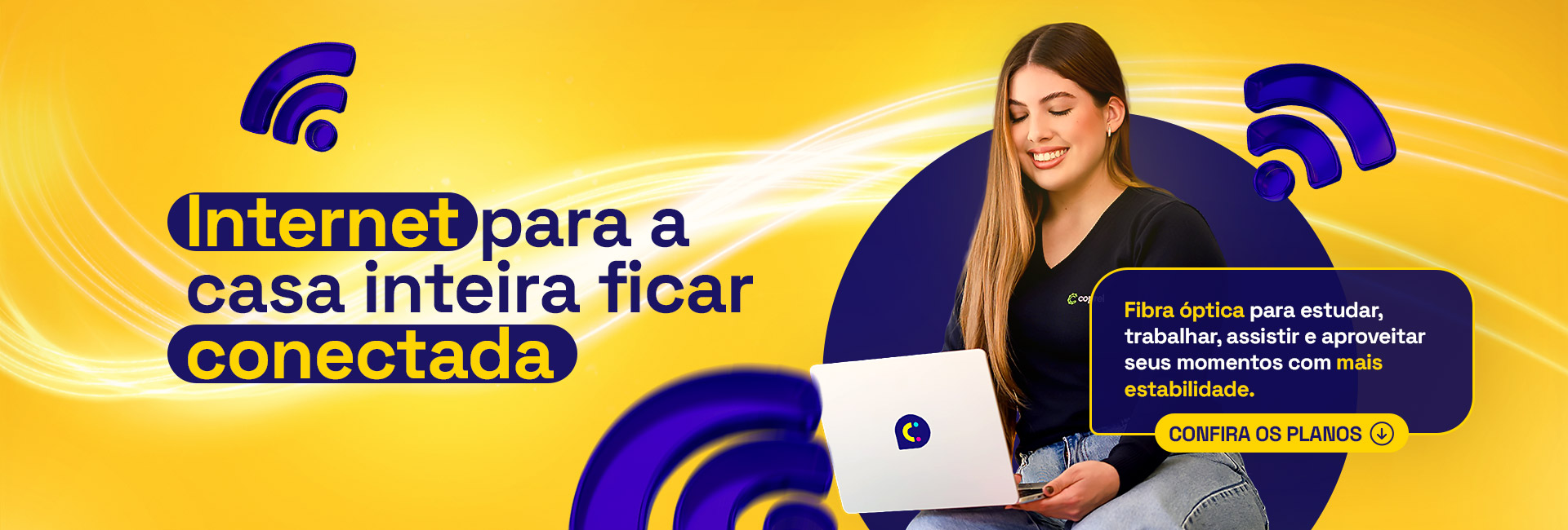 Banner Banner Kauany Coprel Telecom
