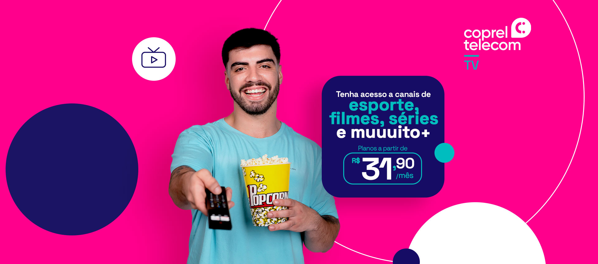 Banner Coprel TV Coprel Telecom