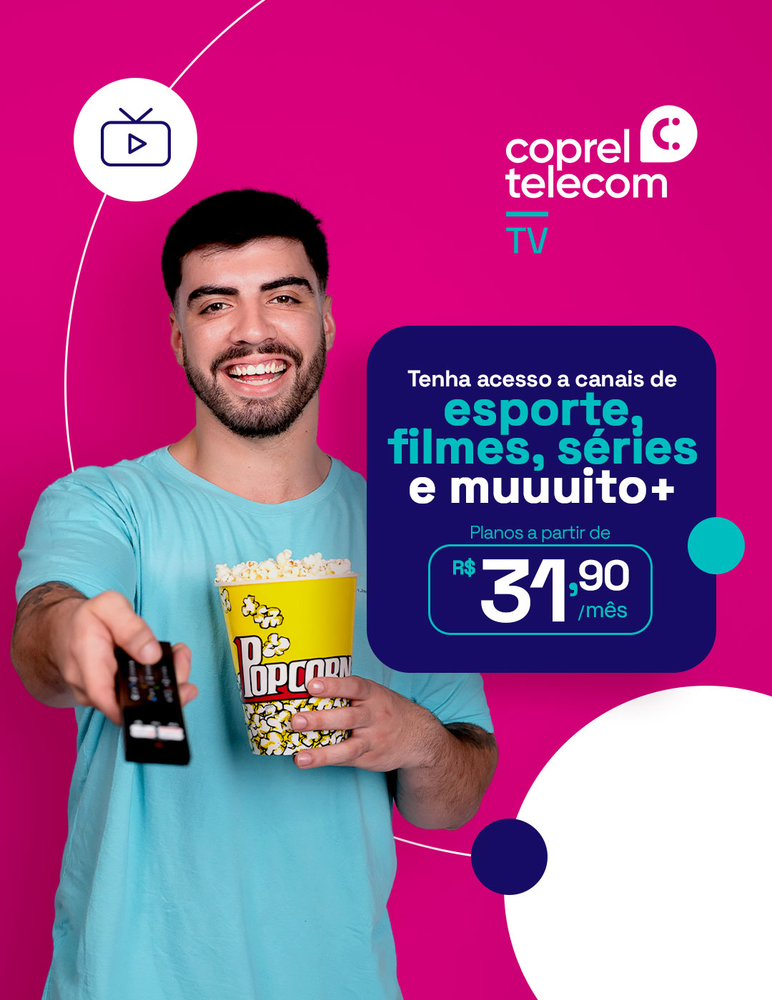 Banner Coprel TV Coprel Telecom